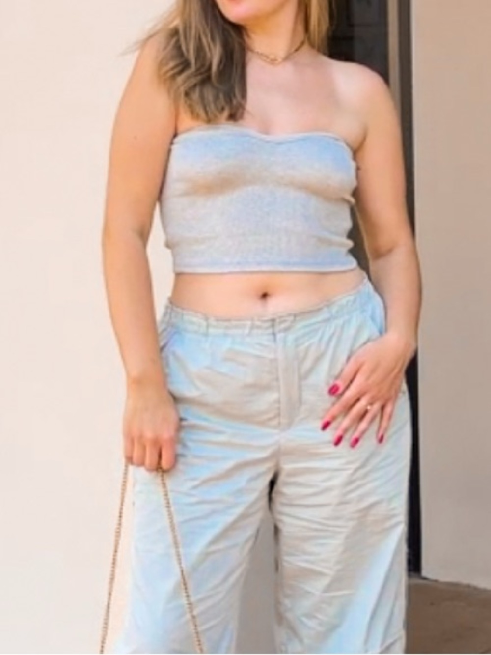 Zara knit tube top